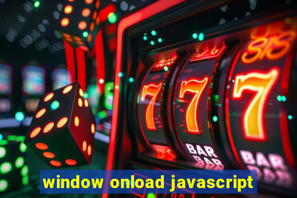 window onload javascript